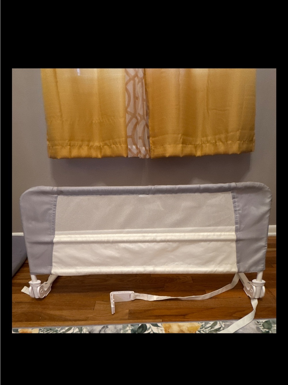 Munchkin Gray and White Bed Rail Guard - Picture 3 of 3